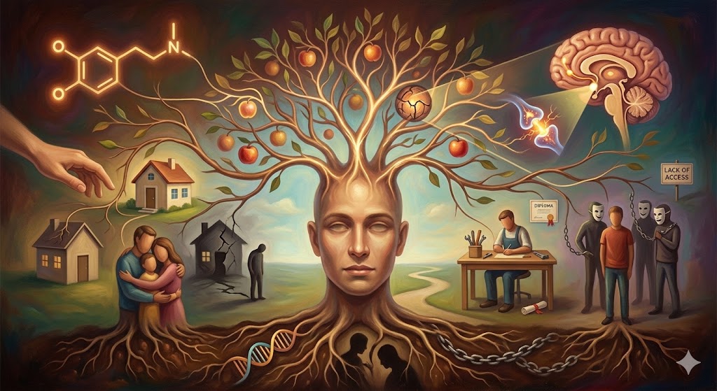 De qué depende la adicción a las drogas?