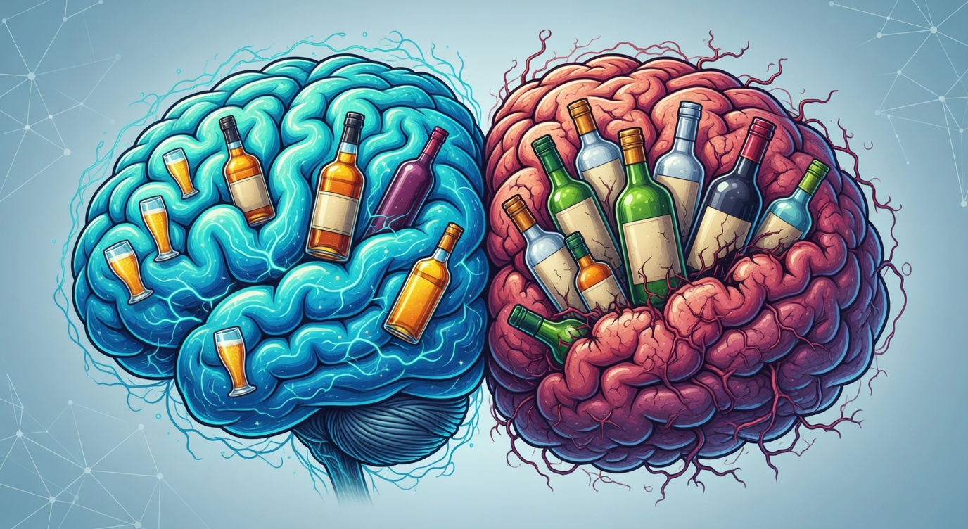 El ciclo de la adicción al alcohol