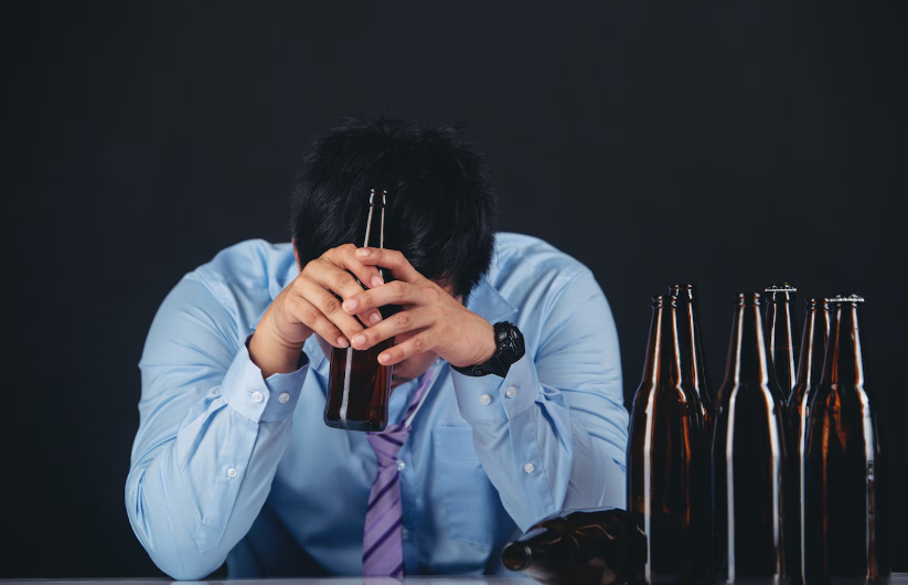 Alcohol y lágrimas.