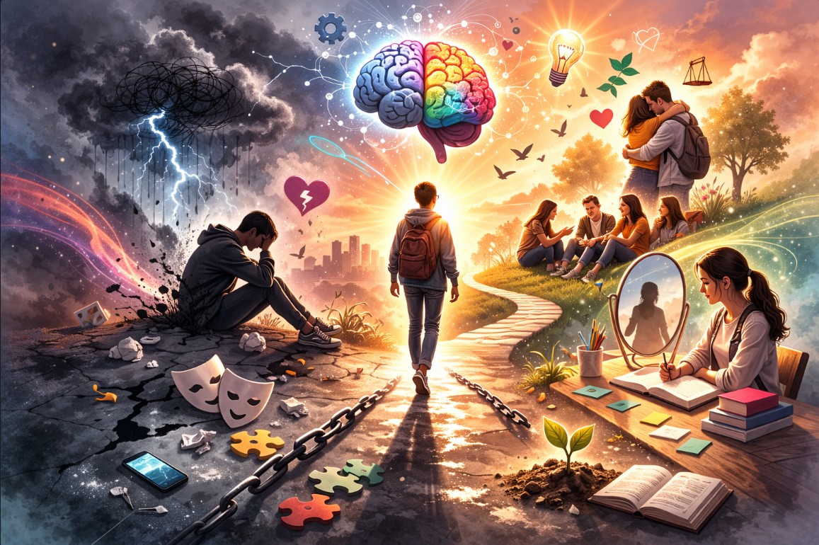 Adolescentes al límite: autolesiones, soledad y el grito silencioso Psicológico