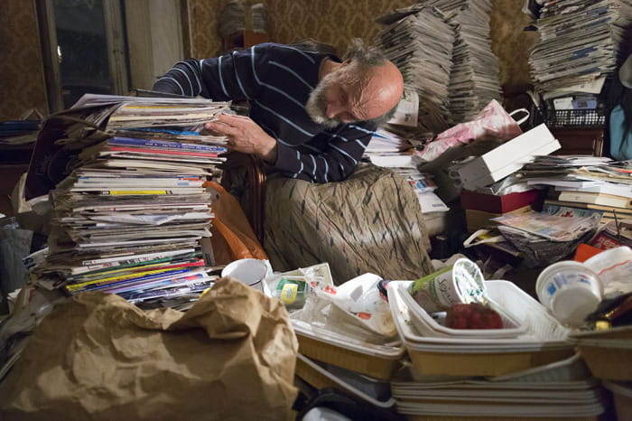 Acumulaba todo tipo de basura...