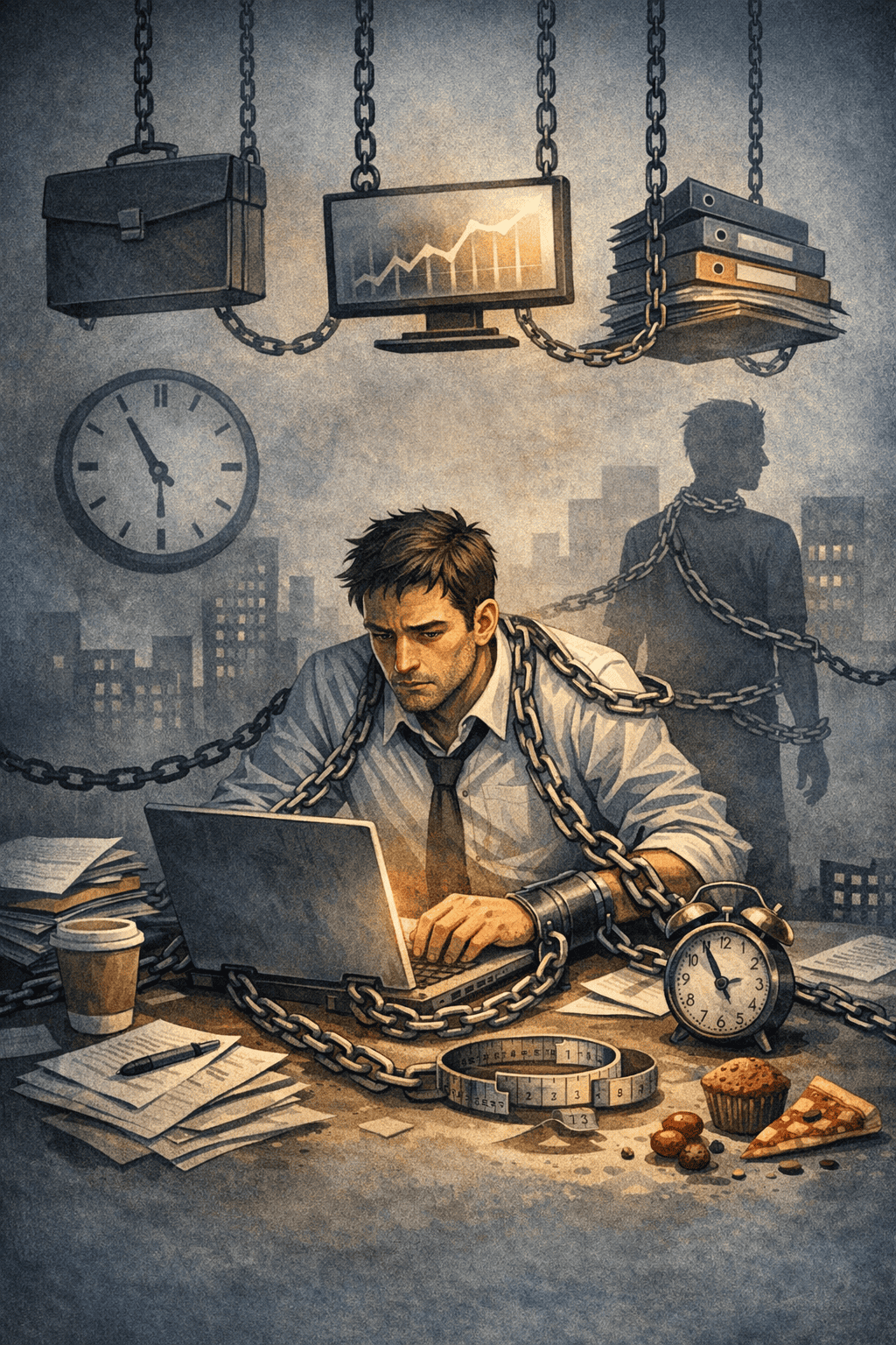 Trabajo once horas al día, y no es por adicción