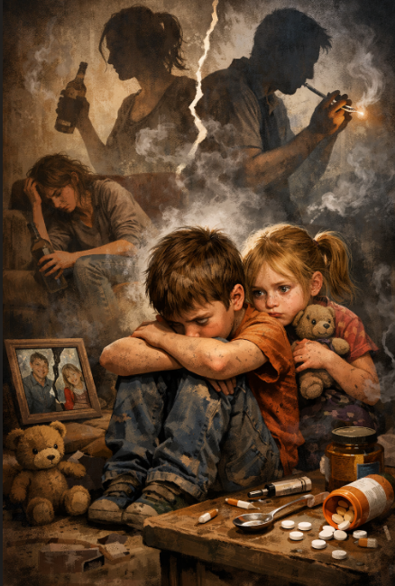 Infancias en silencio: el impacto del consumo de drogas en los hijos