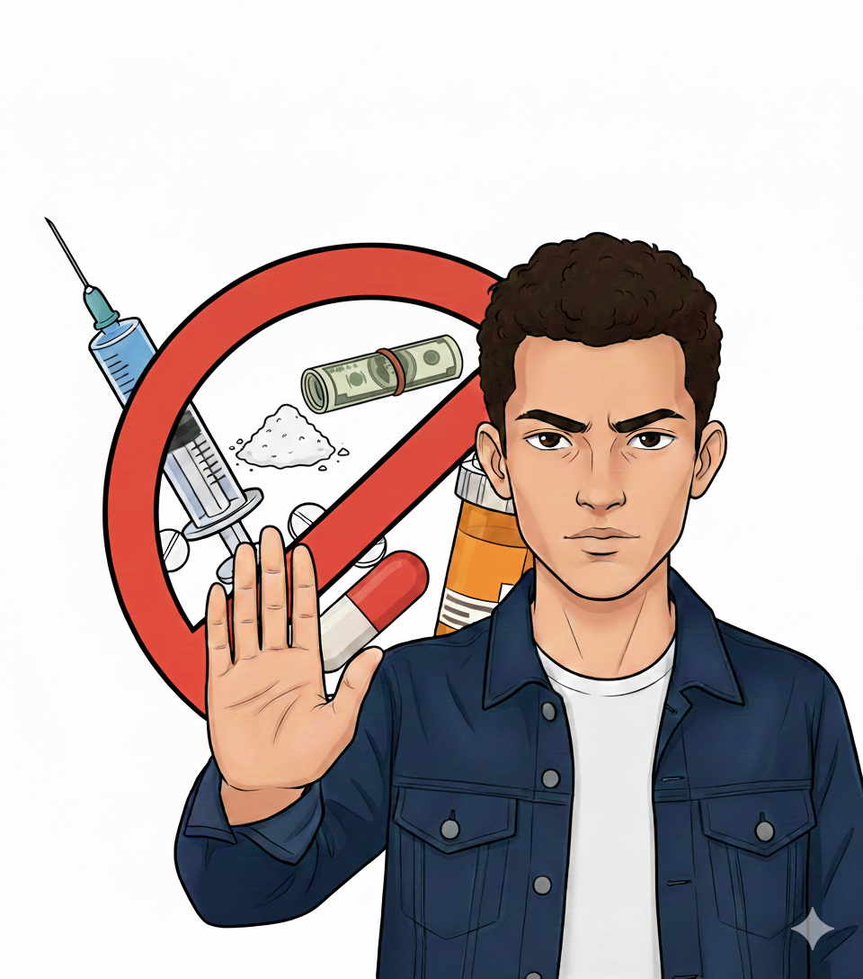 Señales de consumo de drogas en jóvenes